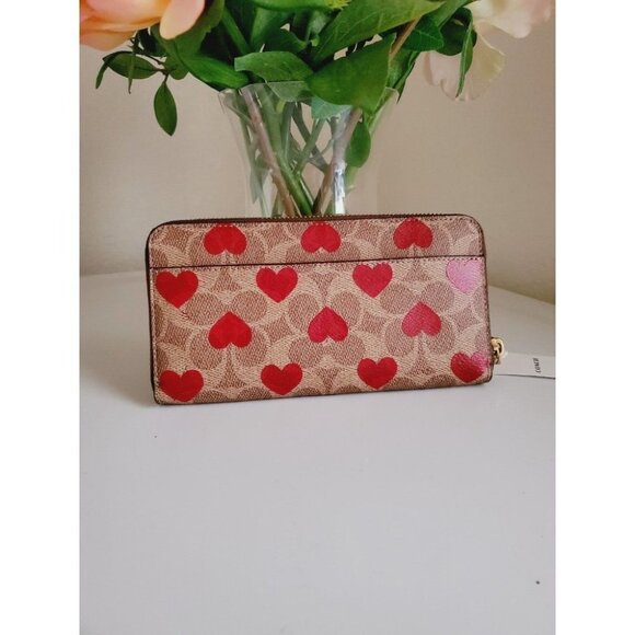 Coach Wallet heart print - Picture 2 of 6
